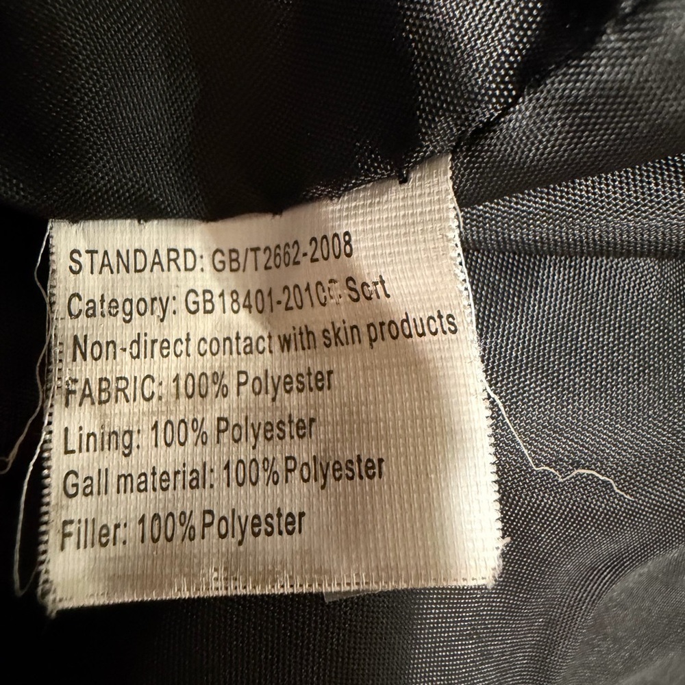 Women’s Black Long Hooded Puffer Quilted Vest size L - Picture 12 of 12